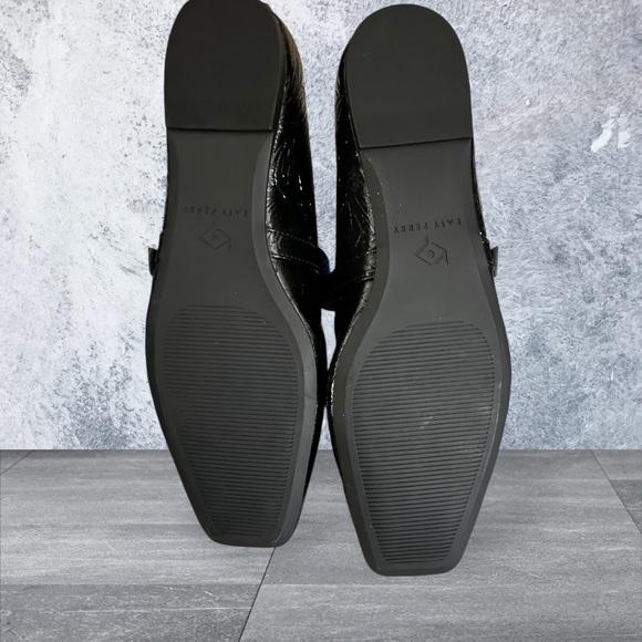 Katy Perry Collections Black The Evie Mary Jane Crinkle Flats - Picture 4 of 4